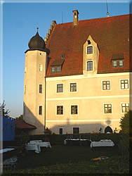 The castle in the evening sun